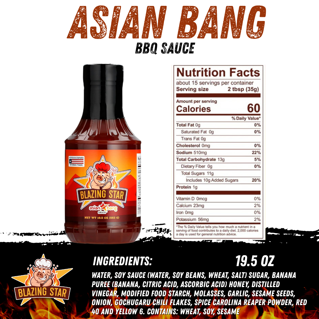 Blazing Star Asian Bang Sauce