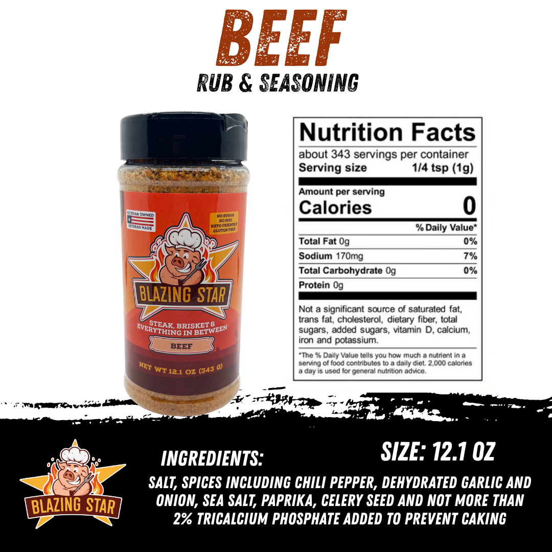 Blazing Star Beef Rub and Seasoning