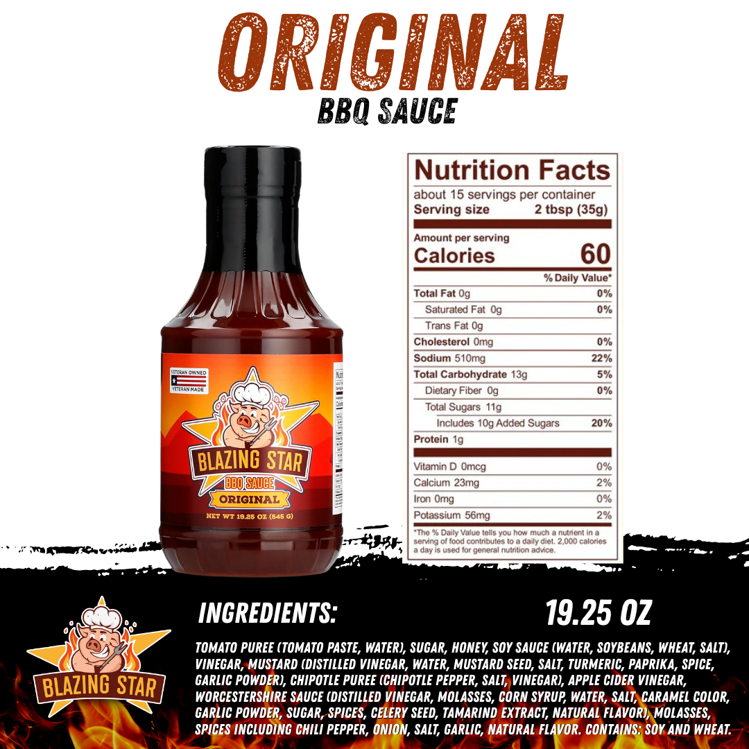 Blazing Star BBQ Original Sauce